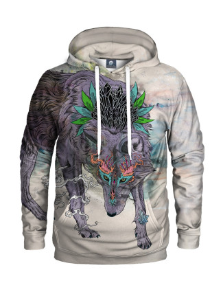 Aloha From Deer Journeying Spirit - Wolf Hoodie H-K AFD449 Purple