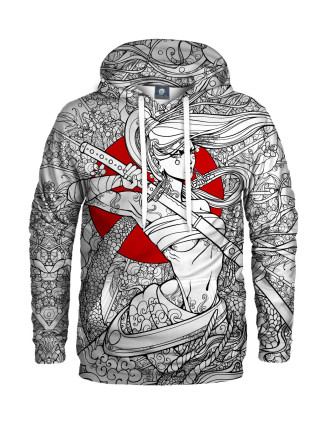 Aloha From Deer Lady Samurai Hoodie H-K AFD931 White