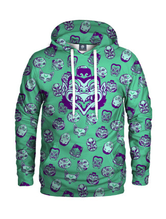 Aloha From Deer Kabuki Mask Hoodie H-K AFD926 Green