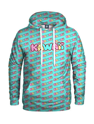 Aloha From Deer Kawaii Teal Hoodie H-K AFD911 Teal