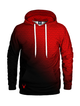 Aloha From Deer Anti-Social Bloodshot Hoodie H-K AFD775 Red