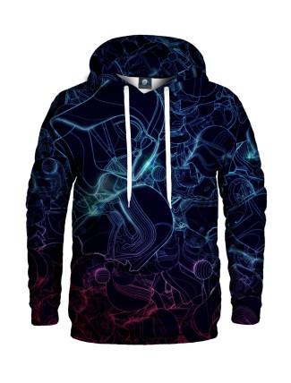 Aloha From Deer Light & Dark Hoodie H-K AFD762 Blue