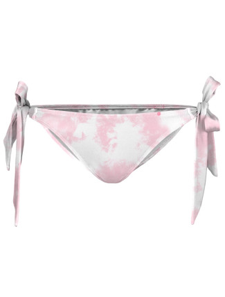 Aloha From Deer Pinky Tie Dye Bikini Bows Bottom WBBB AFD848 Pink