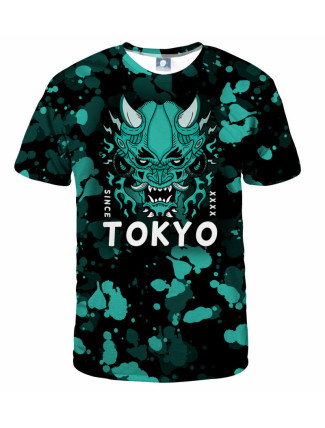 Aloha From Deer Tokyo Oni Teal Tričko TSH AFD938 Teal