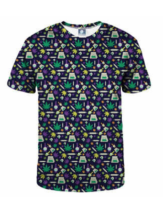 Aloha From Deer Puff Puff T-Shirt TSH AFD717 Green