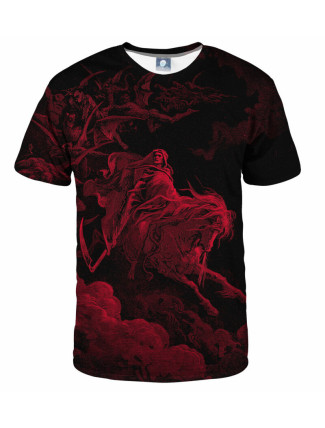 Aloha From Deer Blood Rider T-Shirt TSH AFD699 Červená barva