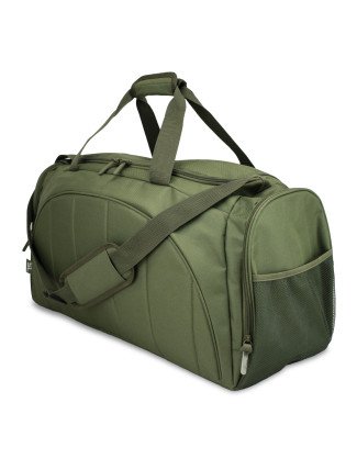 Semiline Fitness_Travel Bag A3029-3 Khaki