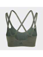 podprsenka adidas Yoga Luxe Studio Light-Support Fire HL8600 Green