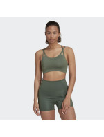 podprsenka adidas Yoga Luxe Studio Light-Support Fire HL8600 Green