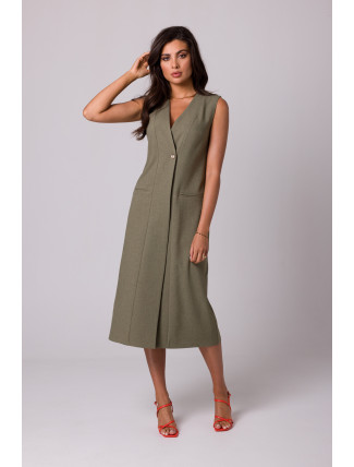 Šaty BeWear B254 Olive