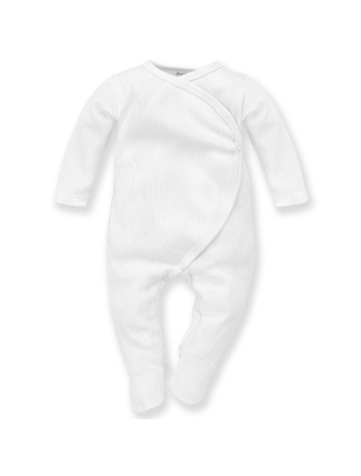 Pinokio Lovely Day White Wrapped Overall LS White Stripe