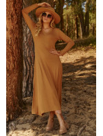 Makadamia Dress M809 Camel