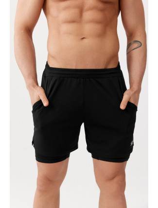 Šortky Rough Radical Fast Duo Shorts Black