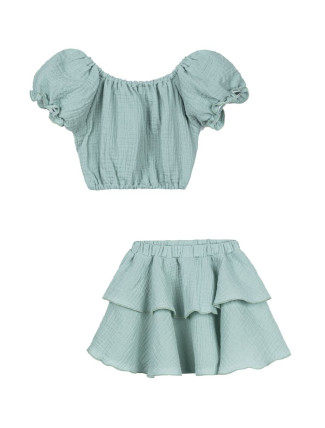 Ander Set Top&Skirt Charlotte Sage