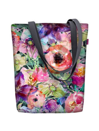 Bertoni Plátěná taška Sunny Flora Multicolour