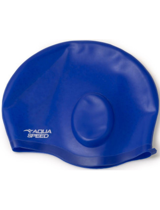 AQUA SPEED Plavecká čepice Ear Cap Royal Blue