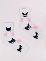 Yoclub Dívčí ponožky Cats 3-Pack SKA-0157G-A500 Vícebarevné