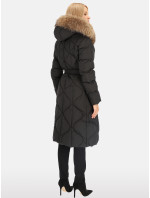 PERSO Coat BLH241012FXR Černá barva