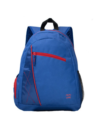 Batoh pro mládež Semiline A3038-6 Navy Blue/Red