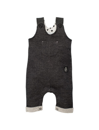 Dupačky Pinokio Happy Day Dungarees Black