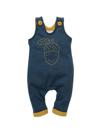 Dupačky Pinokio Secret Forest Dungarees Navy Blue