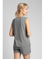 LaLupa Top LA015 Grey