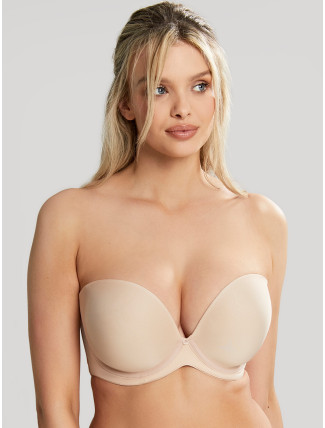 Vyztužená podprsenka Cleo Faith Moulded Strapless latte 10660