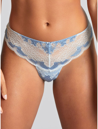 Panache Clara Thong dusky blue 7259