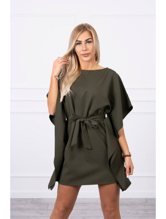 Šaty batwings Oversize khaki