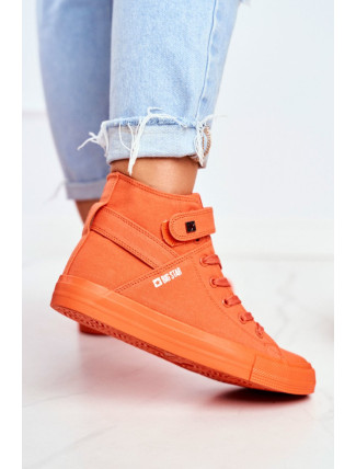 Women's High Sneakers Big Star Orange