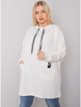 Tunika Ecru plus size s kapsami