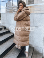 Dámská zimní bunda COZYSEASON, tmavě béžová, Dstreet TY3759