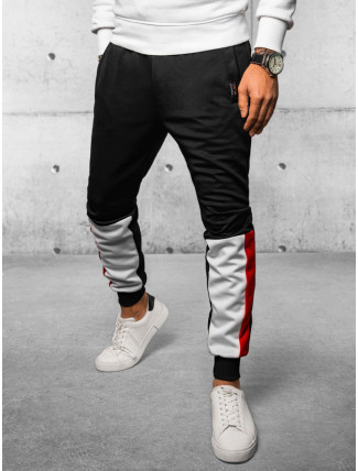 Pánské černé joggers tepláky Dstreet UX4105