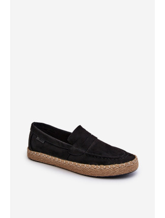 Pánské Eco Suede Espadrilky Big Star Black