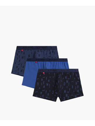 Pánské boxerky ATLANTIC 3Pack - modré