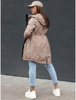 Dámská parka bunda URBANJOY béžová Dstreet TY4386