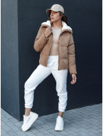 Dámská zimní bunda TRENDYGLAM tmavě béžová Dstreet TY4359