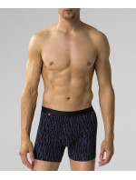 Pánské boxerky ATLANTIC Comfort 2Pack - černé/grafitové