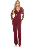 Sexy Koucla Musthave Wide-Leg Overall with Lace