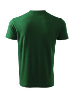 V-neck tričko unisex lahvově zelená