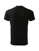 Heavy V-neck tričko unisex černá