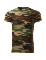 Camouflage tričko unisex camouflage brown