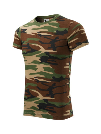 Camouflage tričko unisex camouflage brown