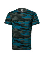 Camouflage tričko unisex camouflage petrol