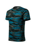 Camouflage tričko unisex camouflage petrol