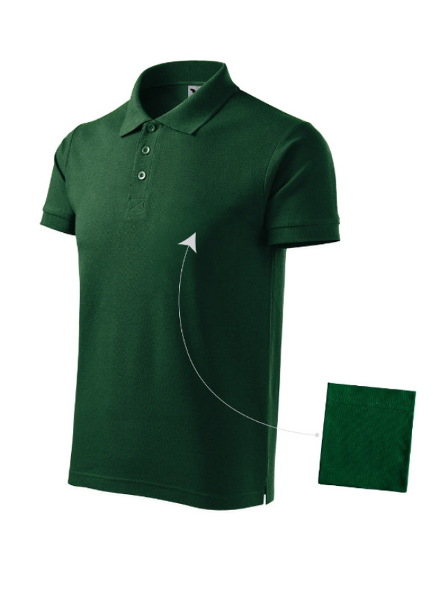 Cotton polokošile pánská dark green