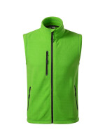 Exit fleece vesta unisex apple green