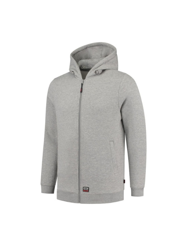 Hooded Sweat Jacket Washable 60°C mikina unisex grey melange