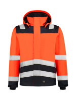 Midi Parka High Vis Bicolor pracovní bunda unisex fluorescenční oranžová