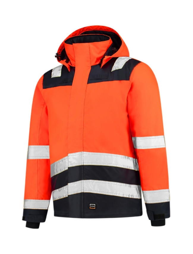 Midi Parka High Vis Bicolor pracovní bunda unisex fluorescenční oranžová